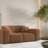 Sofa, Sessel Zweisitzersofa, Gestepptes Sofa PULA stoff Antic