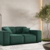 Sofa, Sessel Zweisitzersofa, Gestepptes Sofa PULA stoff Opera Velvet