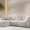 Ecksofa, Eckcouch, Ecksofa L-Form, Gestepptes Eckcouch PULA stoff Antic