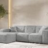 Ecksofa, Eckcouch, Ecksofa L-Form, Gestepptes Eckcouch PULA stoff Antic