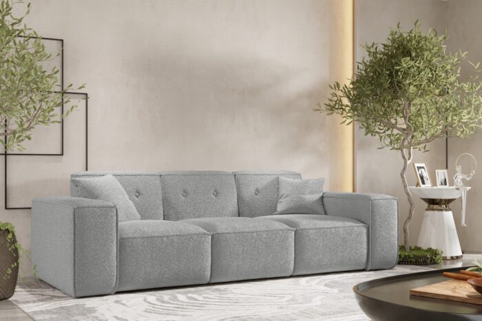 Sofa, Sessel Dreisitzersofa, Gestepptes Sofa Sofa PULA stoff Antic