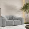 Sofa, Sessel Zweisitzersofa, Gestepptes Sofa PULA stoff Antic