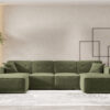 Ecksofa U Medium Eckcouch 379cm PULA stoff Perfect Harmony
