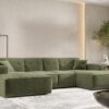 Ecksofa U Eckcouch 342cm Large Medium PULA stoff Perfect Harmony