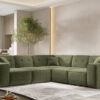 Ecksofa Eckcouch Corner 246cm PULA stoff Perfect Harmony