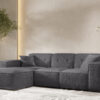 Ecksofa, Eckcouch, Ecksofa L-Form, Gestepptes Eckcouch PULA stoff Antic
