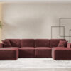 Ecksofa U Medium Eckcouch 379cm PULA stoff Perfect Harmony