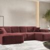 Ecksofa U Eckcouch 342cm Large Medium PULA stoff Perfect Harmony