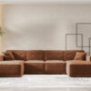 Ecksofa U Medium Eckcouch 379cm PULA stoff Perfect Harmony