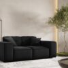 Sofa, Sessel Zweisitzersofa, Gestepptes Sofa PULA stoff Opera Velvet