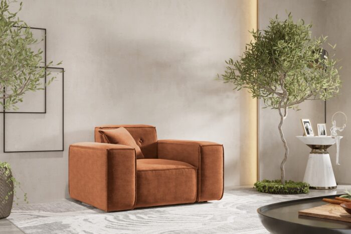 Sofa, Sessel Einsitzersofa PULA stoff Perfect Harmony