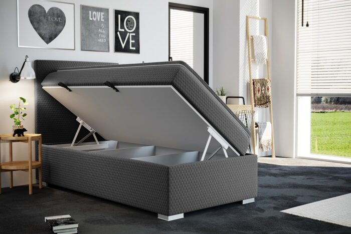 Kinderbett Boxspringbett mit bettkasten matratze topper ICON 70/80/90/100 cm