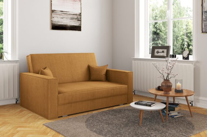 Klassisches Sofa, Schlaffunktion, Sofa - America stoff Poso vielen Farben