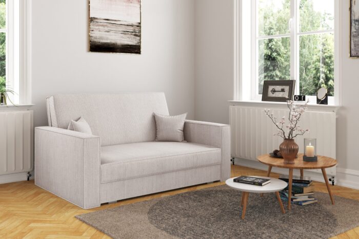 Klassisches Sofa, Schlaffunktion, Sofa - America stoff Poso vielen Farben