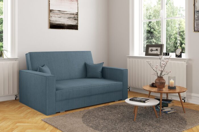Klassisches Sofa, Schlaffunktion, Sofa - America stoff Poso vielen Farben