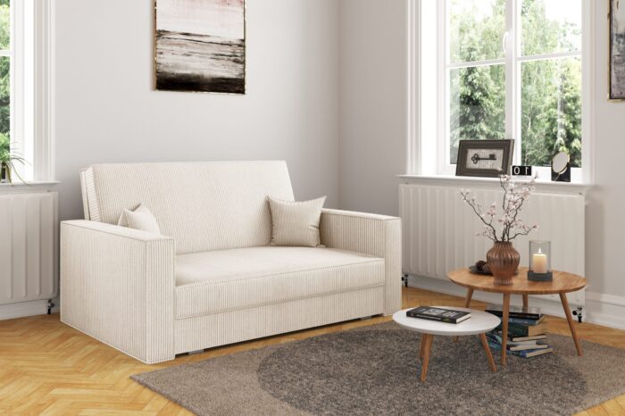 Klassisches Sofa, Schlaffunktion, Sofa - America stoff Poso vielen Farben