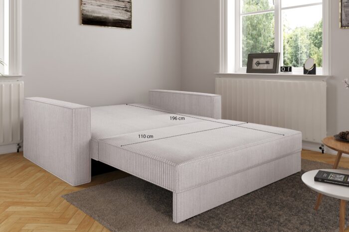 Klassisches Sofa, Schlaffunktion, Sofa - America stoff Poso vielen Farben