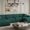 Ecksofa U Medium Eckcouch 379cm PULA stoff Opera Velvet