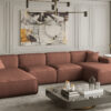 Ecksofa U Medium Eckcouch 379cm PULA stoff Opera Velvet