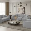 Wohnlandschaft 3+2+1 Sofagarnitur PULA stoff OPERA VELVET