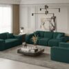 Wohnlandschaft 3+2+1 Sofagarnitur PULA stoff OPERA VELVET