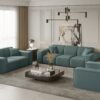 Wohnlandschaft 3+2+1 Sofagarnitur PULA stoff OPERA VELVET