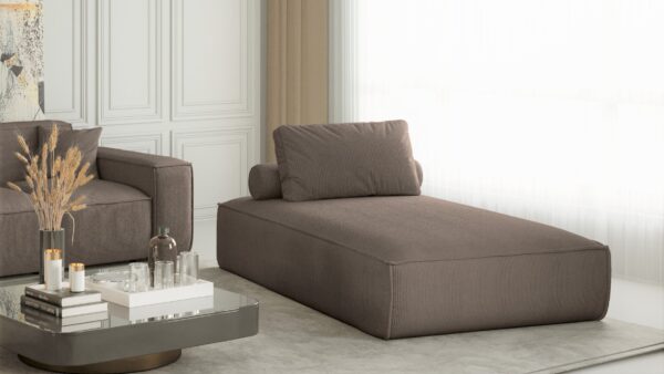 Chaiselongue sofa PULA stoff Scala vielen Farben – Bild 14