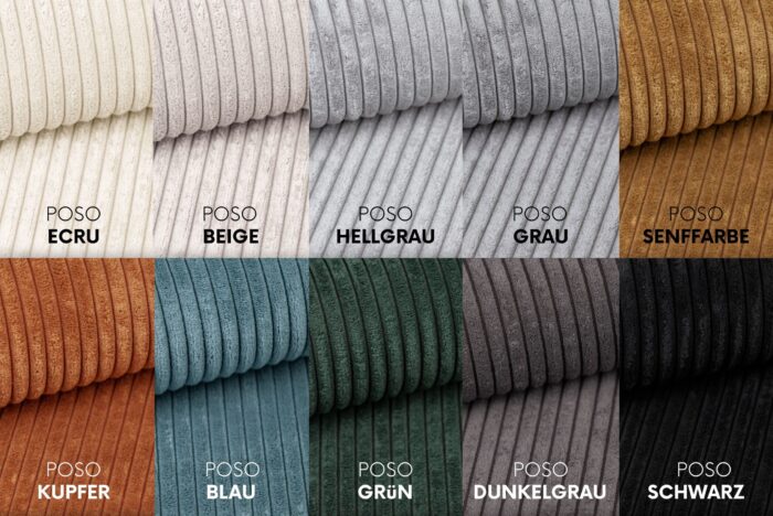 Klassisches Sofa, Schlaffunktion, Sofa - America stoff Poso vielen Farben