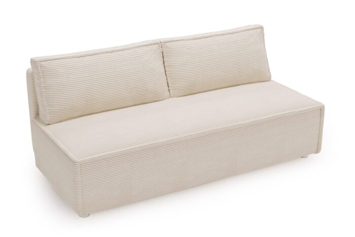 Sofa mit schlaffunktion und bettkasten, Schlafsofa DUO Poso Stoff - vielen farben