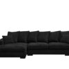 Ecksofa mit schlaffunktion und bettkasten, Sofa L-form, Couch L-form Gabon stoff Zoom