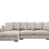 Ecksofa mit schlaffunktion und bettkasten, Sofa L-form, Couch L-form Gabon stoff Zoom