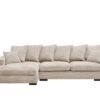 Ecksofa mit schlaffunktion und bettkasten, Sofa L-form, Couch L-form Gabon stoff Zoom