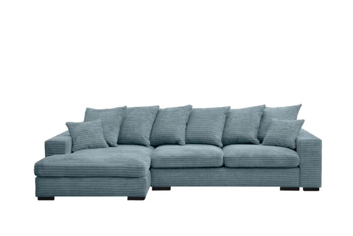 Ecksofa mit schlaffunktion und bettkasten, Sofa L-form, Couch L-form Gabon stoff Zoom