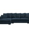 Ecksofa mit schlaffunktion und bettkasten, Sofa L-form, Couch L-form Gabon stoff Zoom
