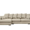 Ecksofa mit schlaffunktion und bettkasten, Sofa L-form, Couch L-form Gabon stoff Riviera