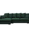 Ecksofa mit schlaffunktion und bettkasten, Sofa L-form, Couch L-form Gabon stoff Riviera