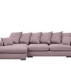 Ecksofa mit schlaffunktion und bettkasten, Sofa L-form, Couch L-form Gabon stoff Riviera