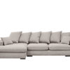 Ecksofa mit schlaffunktion und bettkasten, Sofa L-form, Couch L-form Gabon stoff Riviera