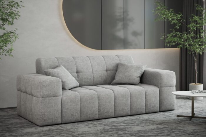 Sofa 2 sitzer Couch serie NIMES stilvol viele farben Stoff Perfect Harmony