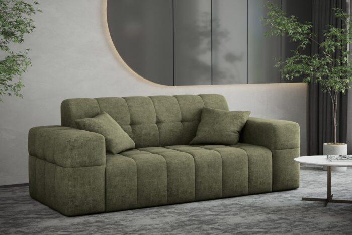 Sofa 2 sitzer Couch serie NIMES stilvol viele farben Stoff Perfect Harmony