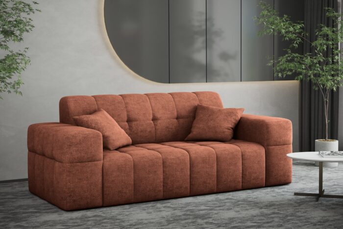 Sofa 2 sitzer Couch serie NIMES stilvol viele farben Stoff Perfect Harmony