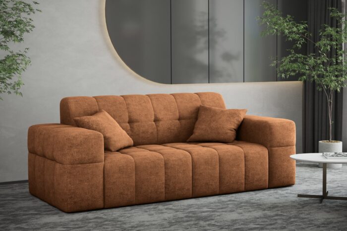Sofa 2 sitzer Couch serie NIMES stilvol viele farben Stoff Perfect Harmony