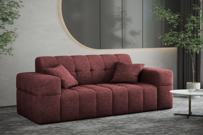 Sofa 2 sitzer Couch serie NIMES stilvol viele farben Stoff Perfect Harmony