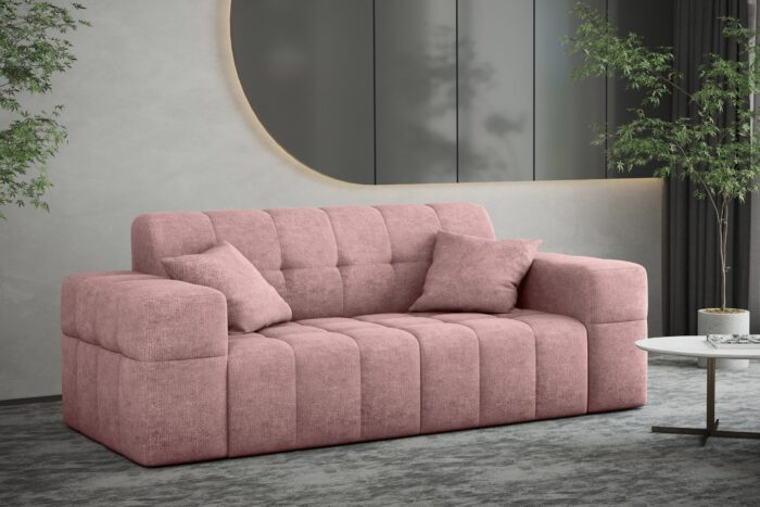 Sofa 2 sitzer Couch serie NIMES stilvol viele farben Stoff Perfect Harmony