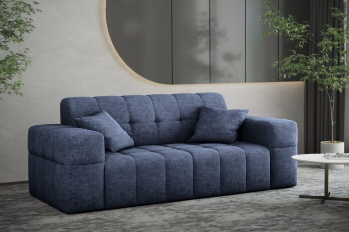 Sofa 2 sitzer Couch serie NIMES stilvol viele farben Stoff Perfect Harmony