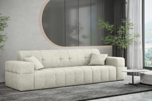 Sofa 3 sitzer Couch serie NIMES stilvol viele farben Stoff Perfect Harmony