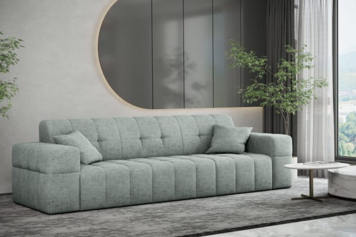 Sofa 3 sitzer Couch serie NIMES stilvol viele farben Stoff Perfect Harmony