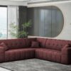 Ecksofa Corner Eckouch Wohnzimmer NIMES stilvol viele farben Stoff Perfect Harmony