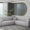 Ecksofa Corner Eckouch Wohnzimmer NIMES stilvol viele farben Stoff Perfect Harmony