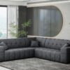 Ecksofa Corner Eckouch Wohnzimmer NIMES stilvol viele farben Stoff Perfect Harmony